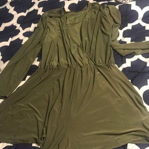 Olive green romper